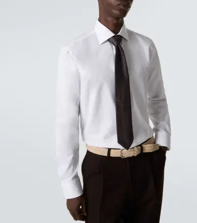 Canali Cotton poplin shirt | Thumbnail 7 Canali Cotton poplin shirt | Thumbnail 7