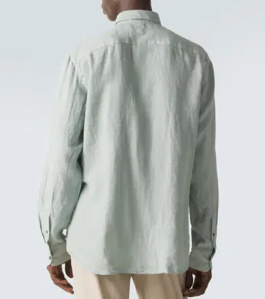 Canali Linen shirt | Thumbnail 6 Canali Linen shirt | Thumbnail 6