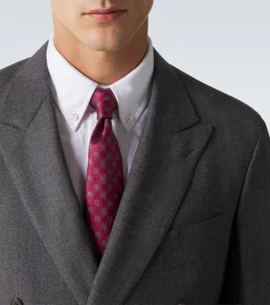 Canali Silk jacquard tie | Thumbnail 3