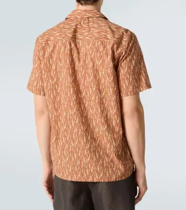 Canali Printed cotton-blend bowling shirt | Thumbnail 5 Canali Printed cotton-blend bowling shirt | Thumbnail 5