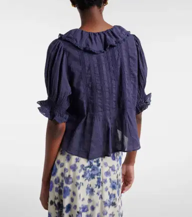DÔEN Dôen Henri cotton voile top | Thumbnail 4