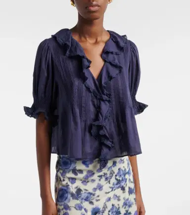 DÔEN Dôen Henri cotton voile top | Thumbnail 5