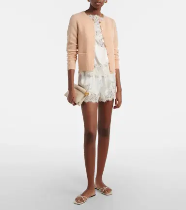 DÔEN Dôen Iona lace-trimmed silk satin shorts | Thumbnail 6 DÔEN Dôen Iona lace-trimmed silk satin shorts | Thumbnail 6
