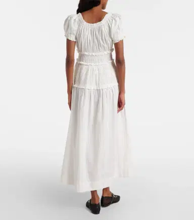DÔEN Dôen Leanne cotton poplin midi dress | Thumbnail 3