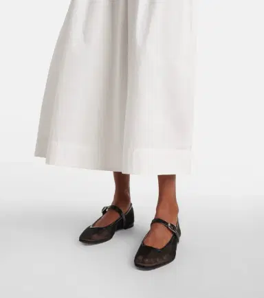 DÔEN Dôen Leanne cotton poplin midi dress | Thumbnail 5