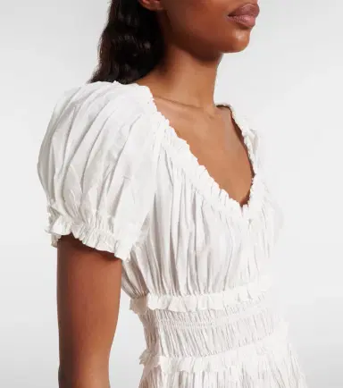DÔEN Dôen Leanne cotton poplin midi dress | Thumbnail 7