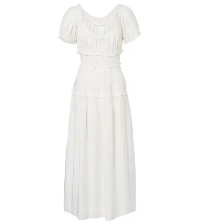 Dôen Leanne cotton poplin midi dress
