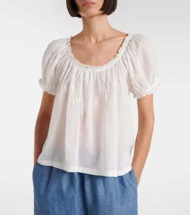 DÔEN Dôen Frederica cotton voile top | Thumbnail 4
