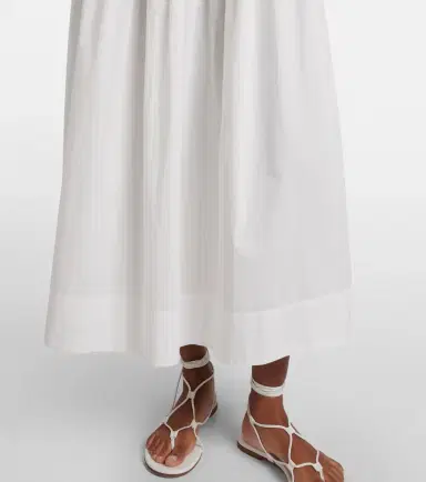DÔEN Dôen Marianne ruffled cotton poplin midi dress | Thumbnail 2 DÔEN Dôen Marianne ruffled cotton poplin midi dress | Thumbnail 2