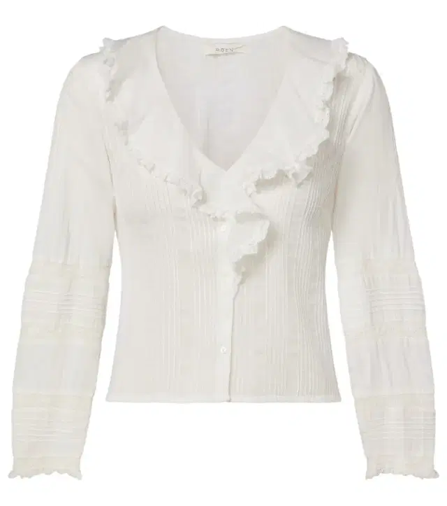 Dôen Huguette ruffled cotton blouse