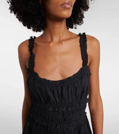 DÔEN Dôen Marianne cotton poplin midi dress | Thumbnail 4