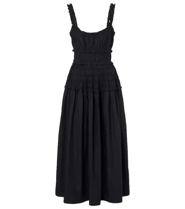 Dôen Marianne cotton poplin midi dress