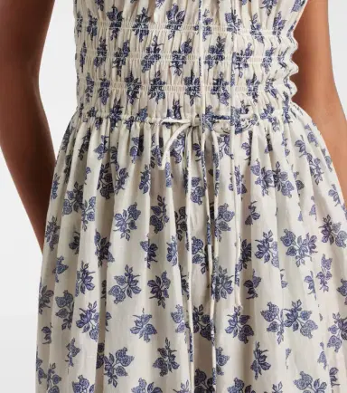DÔEN Dôen Emmaretta floral cotton midi dress | Thumbnail 3