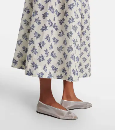 DÔEN Dôen Emmaretta floral cotton midi dress | Thumbnail 4