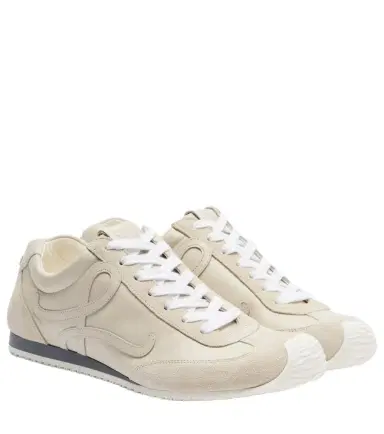 Loewe Ballet Runner 2.0 suede-trimmed leather sneakers | Thumbnail 1 Loewe Ballet Runner 2.0 suede-trimmed leather sneakers | Thumbnail 1