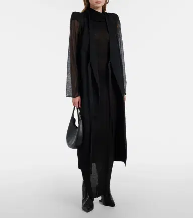 Rick Owens Cyclops wool wrap coat | Thumbnail 3 Rick Owens Cyclops wool wrap coat | Thumbnail 3