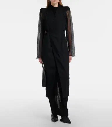 Rick Owens Cyclops wool wrap coat | Thumbnail 5 Rick Owens Cyclops wool wrap coat | Thumbnail 5