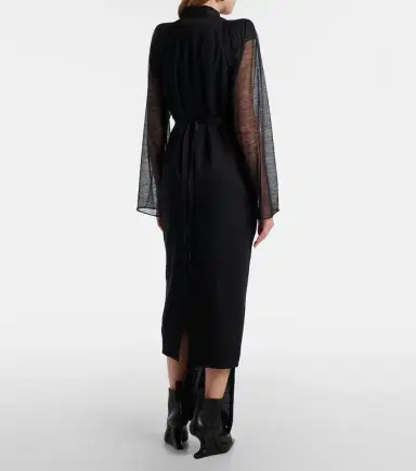 Rick Owens Cyclops wool wrap coat | Thumbnail 6 Rick Owens Cyclops wool wrap coat | Thumbnail 6