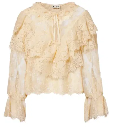 Rixo Faryn ruffled lace blouse | Thumbnail 1