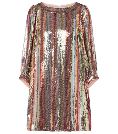Rixo Laurie sequined striped minidress | Thumbnail 1