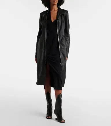 Rick Owens Gary leather coat | Thumbnail 3 Rick Owens Gary leather coat | Thumbnail 3