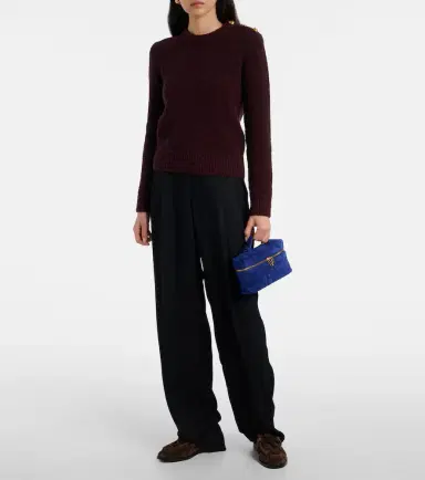 Bottega Veneta Bang Bang Intrecciato suede vanity bag | Thumbnail 4