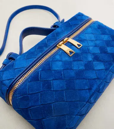 Bottega Veneta Bang Bang Intrecciato suede vanity bag | Thumbnail 6