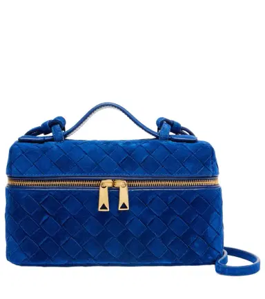 Bottega Veneta Bang Bang Intrecciato suede vanity bag | Thumbnail 1
