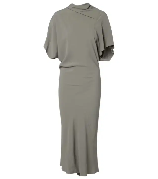 Seb draped midi dress
