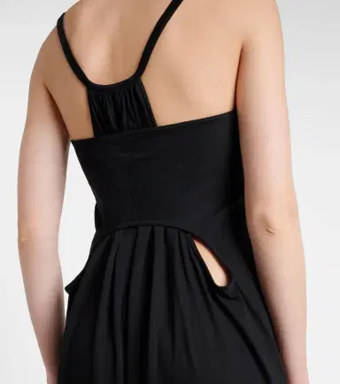 Rick Owens Temple layered cotton jersey maxi dress | Thumbnail 3 Rick Owens Temple layered cotton jersey maxi dress | Thumbnail 3
