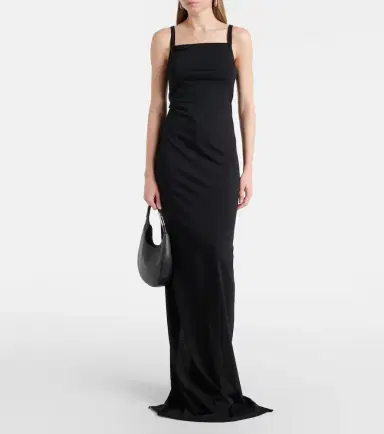 Rick Owens Temple layered cotton jersey maxi dress | Thumbnail 4 Rick Owens Temple layered cotton jersey maxi dress | Thumbnail 4