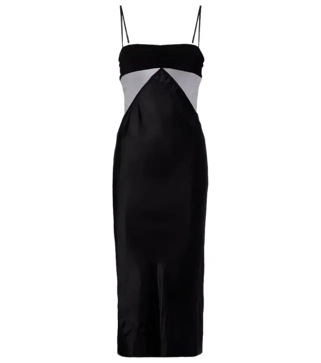 Combo slip dress