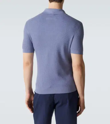 Zegna Knitted cotton polo shirt | Thumbnail 5