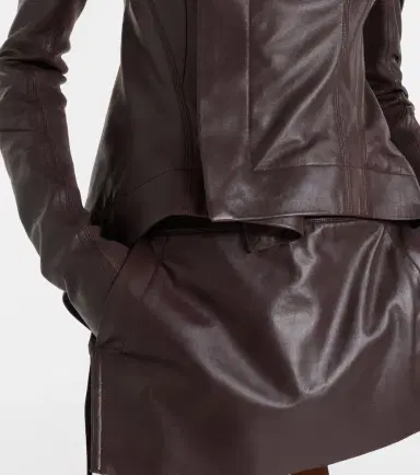Rick Owens Naska asymmetric leather jacket | Thumbnail 5 Rick Owens Naska asymmetric leather jacket | Thumbnail 5