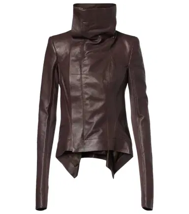 Rick Owens Naska asymmetric leather jacket | Thumbnail 1 Rick Owens Naska asymmetric leather jacket | Thumbnail 1