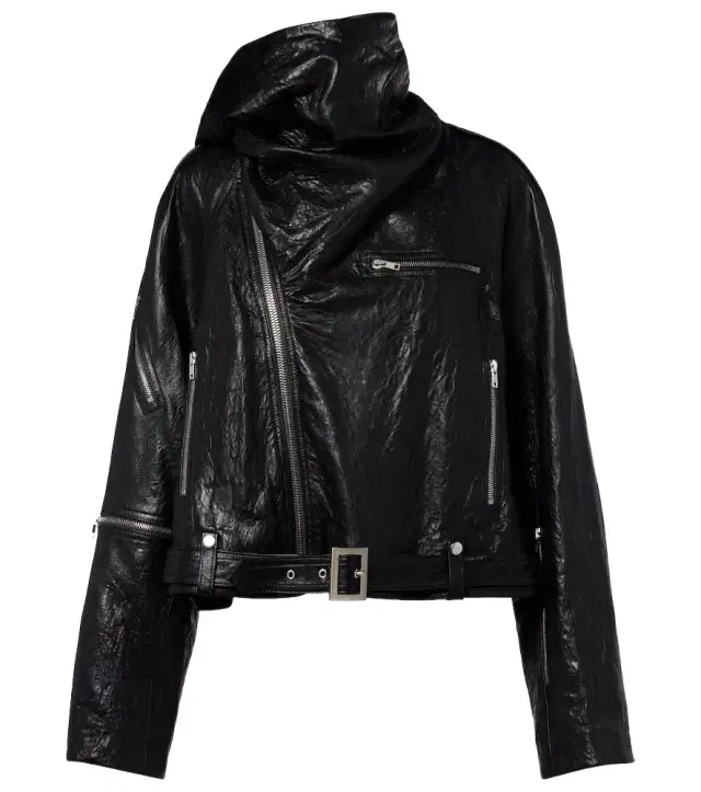 Scarf Light leather biker jacket