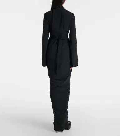 Rick Owens Belted wrap dress | Thumbnail 4