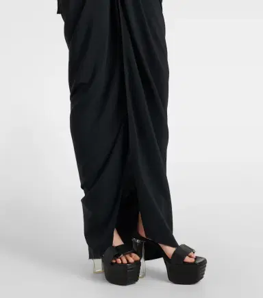 Rick Owens Belted wrap dress | Thumbnail 5