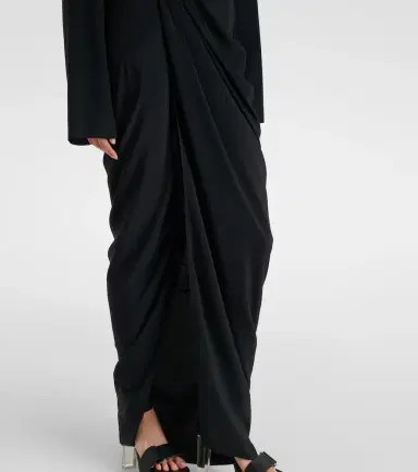 Rick Owens Belted wrap dress | Thumbnail 6