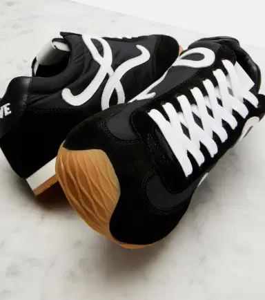 Loewe Ballet Runner 2.0 suede-trimmed sneakers | Thumbnail 4