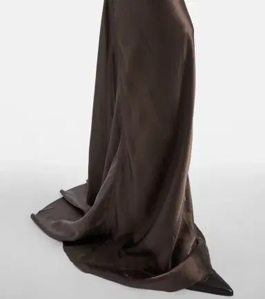 Rick Owens Satin maxi skirt | Thumbnail 2