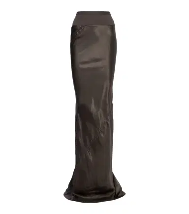 Rick Owens Satin maxi skirt | Thumbnail 1