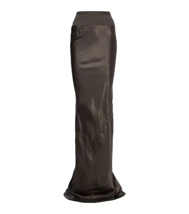 Satin maxi skirt