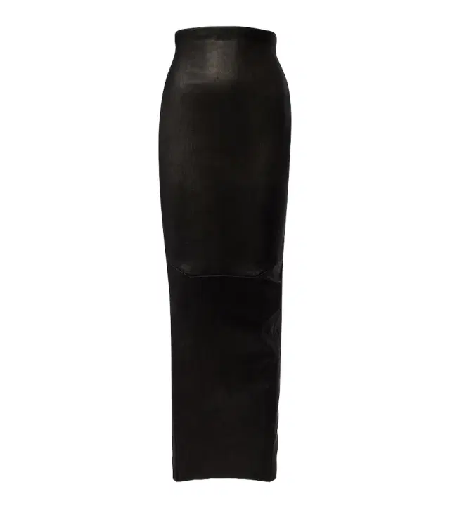 Dirt Pillar leather maxi skirt