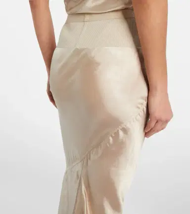 Rick Owens Satin maxi skirt | Thumbnail 3