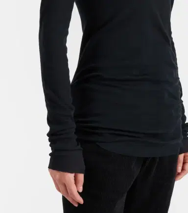 Rick Owens Cotton jersey top | Thumbnail 3