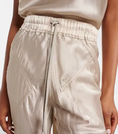 Rick Owens Satin flared pants | Thumbnail 2