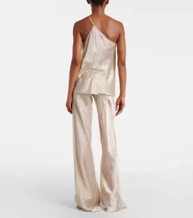 Rick Owens Satin flared pants | Thumbnail 4