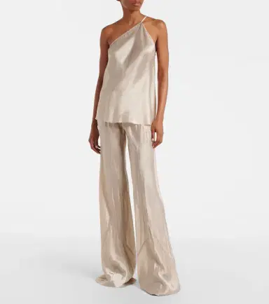 Rick Owens Satin flared pants | Thumbnail 5