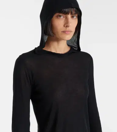 Rick Owens Hooded top | Thumbnail 6 Rick Owens Hooded top | Thumbnail 6